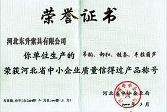 河北省荣誉证书